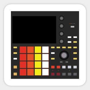 Dope Beat Machine Series #18 (Multicolored pads - No Text) Sticker